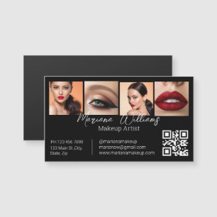 QR Code Make-up Artiest Foto's Zwart Zakelijke mag