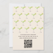 QR Code Margs en het moderne Vrijgezellenfeest van Kaart (Achterkant)