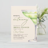 QR Code Margs en het moderne Vrijgezellenfeest van Kaart (Staand voorkant)