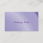 Qr-code Matig Lila Modern Neat Shaded Visitekaartje (Voorkant)