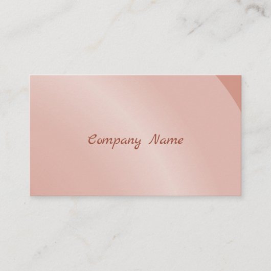 Qr-code Matig zalm Matig Neat Shaded Visitekaartje (Voorkant)