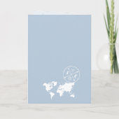 QR Code Meadow Wedding Destination Passport Map (Achterkant)