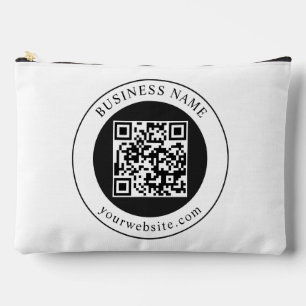 QR-code met bedrijfsnaam bewerkbaar Etui