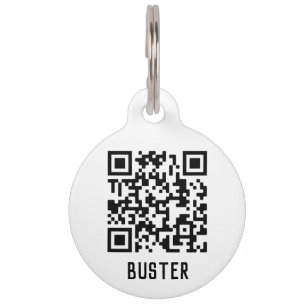 QR-code met naam Huisdierpenning