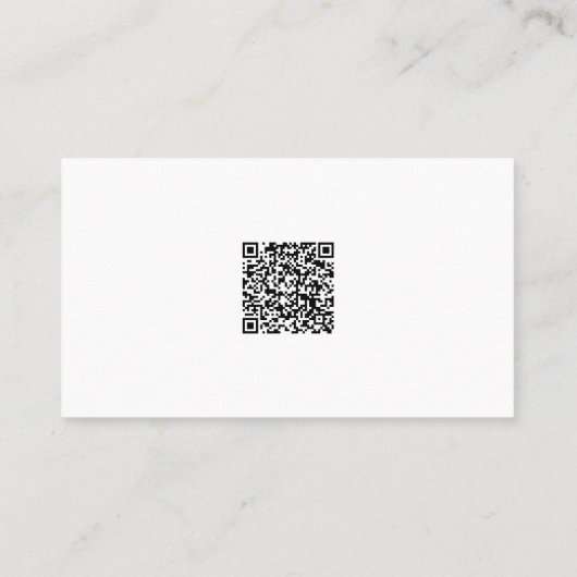 QR Code met Professionele Elegante Computerreparat Visitekaartje (Achterkant)