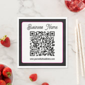 QR-code met script cursief handschrift Servet (Insitu)