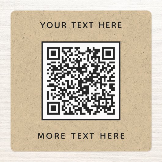QR-code met tekst bruin document zaken Labels