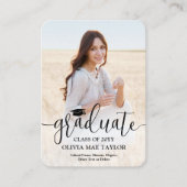 QR Code Mini Afstuderen foto aankondiging invoegen (Voorkant)