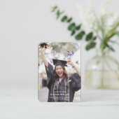 QR Code Mini Afstuderen foto aankondiging invoegen (Staand voorkant)