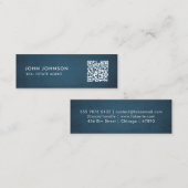 QR Code Mini Visitekaartje (Voorkant / Achterkant)