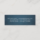 QR Code Mini Visitekaartje (Achterkant)