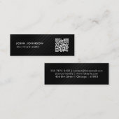 QR Code Mini Visitekaartje (Voorkant / Achterkant)