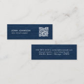 QR Code Mini Visitekaartje (Voorkant / Achterkant)