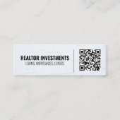 QR-code Mini Visitekaartje (Voorkant)