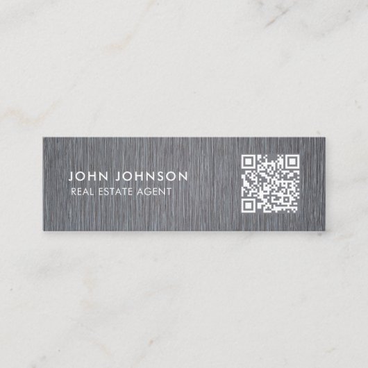 QR Code Mini Visitekaartje (Voorkant)