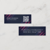 QR Code Mini Visitekaartje (Voorkant / Achterkant)