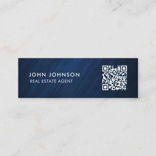 QR Code Mini Visitekaartje (Voorkant)