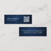 QR Code Mini Visitekaartje (Voorkant / Achterkant)