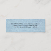 QR Code Mini Visitekaartje (Achterkant)