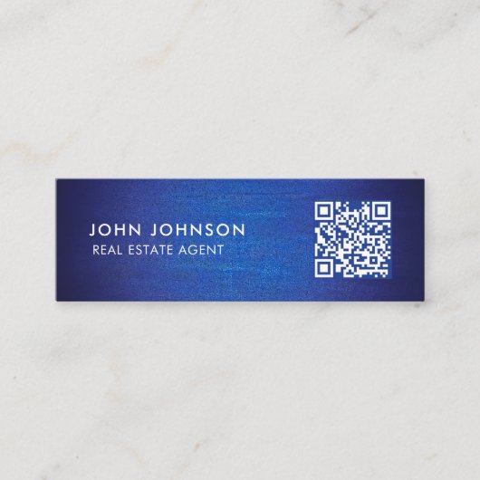 QR Code Mini Visitekaartje (Voorkant)