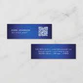 QR Code Mini Visitekaartje (Voorkant / Achterkant)