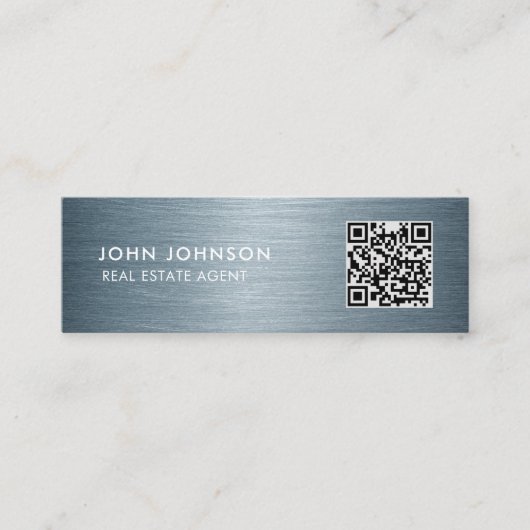 QR Code Mini Visitekaartje (Voorkant)