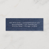 QR Code Mini Visitekaartje (Achterkant)