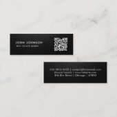 QR Code Mini Visitekaartje (Voorkant / Achterkant)