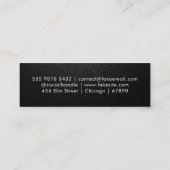 QR Code Mini Visitekaartje (Achterkant)