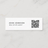 QR Code Mini Visitekaartje (Voorkant)