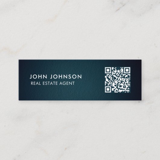 QR Code Mini Visitekaartje (Voorkant)