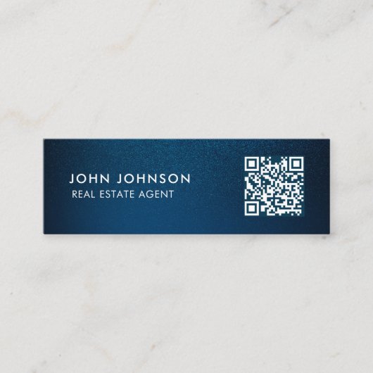 QR Code Mini Visitekaartje (Voorkant)