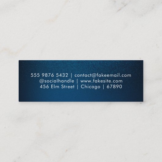 QR Code Mini Visitekaartje (Achterkant)