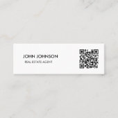 QR Code Mini Zakelijk Visitekaartje (Voorkant)