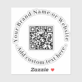 QR-code minimaal logo zakelijke promo label