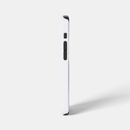 QR-code | Minimale, eenvoudige, eenvoudige witte s iPhone Hoesje (Linkerkant)