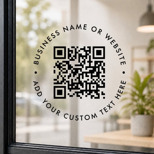 QR-code | Minimale eenvoudige schaalbaarheid voor  Raamsticker