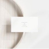 QR-code Minimale huwelijksdetails Informatiekaartje