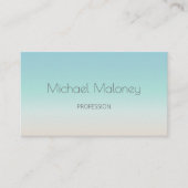 QR-code | Minimale kust Visitekaartje (Voorkant)