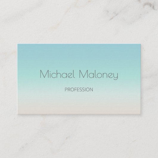 QR-code | Minimale kust Visitekaartje (Voorkant)