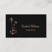 QR-code | Minimalisator voor wilde bloemen koper z Visitekaartje (Voorkant)