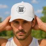 QR-code minimaliseert eenvoudige, witte, schone Trucker Pet<br><div class="desc">Een eenvoudige sjabloon van het douane witte QR code pet in een moderne minimalistische stijl die gemakkelijk met uw code QR,  bedrijfsnaam of website en douanetekst kan worden bijgewerkt,  bijvoorbeeld scan me aan.. #QRcode #pet #business</div>