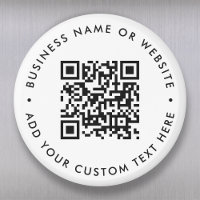 QR-code Minimalistisch, eenvoudig wit rondje reini
