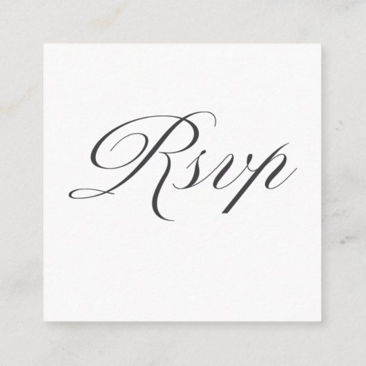 QR-code Minimalistische foto bruiloft RSVP Kaart (Achterkant)