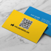 QR Code Minimalistische Promotie Visitekaartje