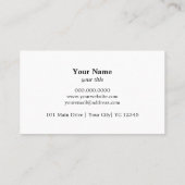 QR-code Minimalistische reinigingsdiensten Aangepa Visitekaartje (Achterkant)