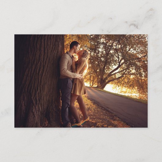 QR Code Minimalistische RSVP Bruiloft Website Informatiekaartje (Achterkant)