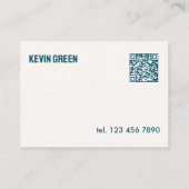 QR-code mobiele monteur Visitekaartje (Achterkant)