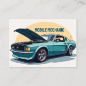 QR-code mobiele monteur Visitekaartje (Voorkant)