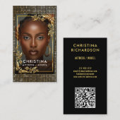 QR-code Modellen danseressen foto fotograaf Visitekaartje (Voorkant / Achterkant)